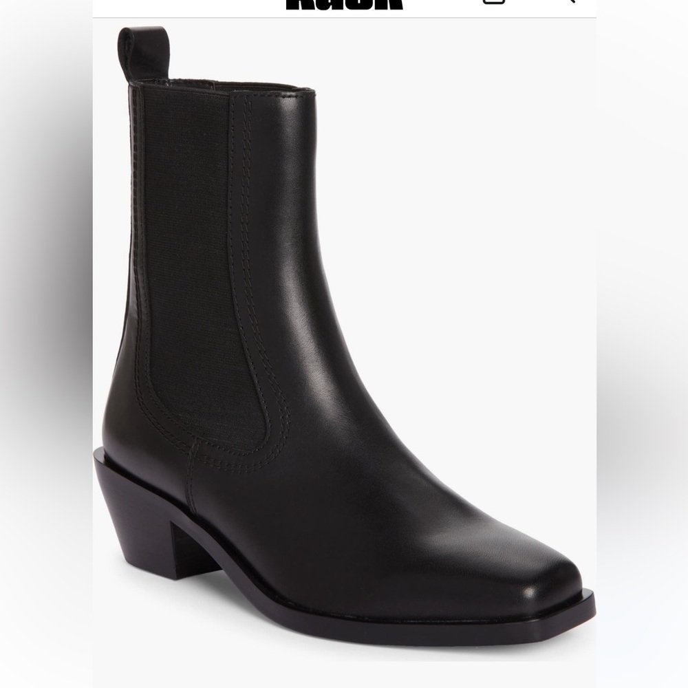 Nordstrom Black Leather Ankle Boots